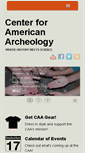 Mobile Screenshot of caa-archeology.org
